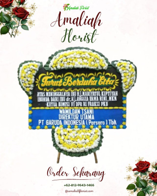 Papan Bunga Duka di Gedong Meneng Baru