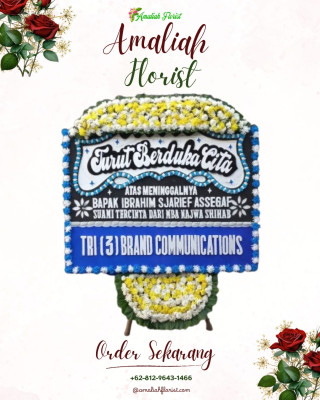 Papan Bunga Duka di Gedong Meneng Baru