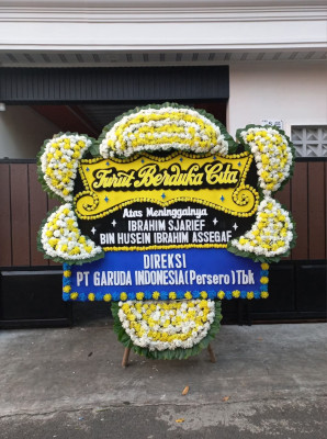 Papan Bunga Duka di Gedong Meneng Baru